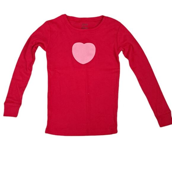 Leveret Other - Leveret Girls Red Pink Heart Long Sleeve Casual Lounge Top  Size 10  NWT